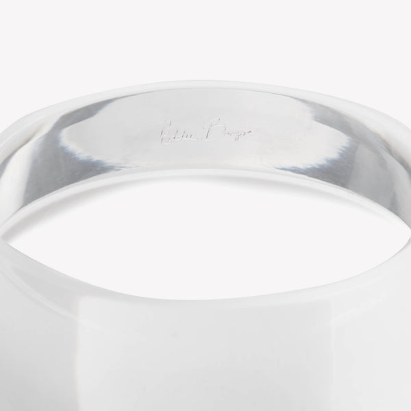 POURED RESIN BANGLE - CLEAR