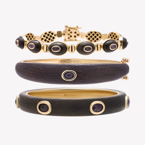 PAVÉ LINK BRACELET - GOLD– EDDIE BORGO
