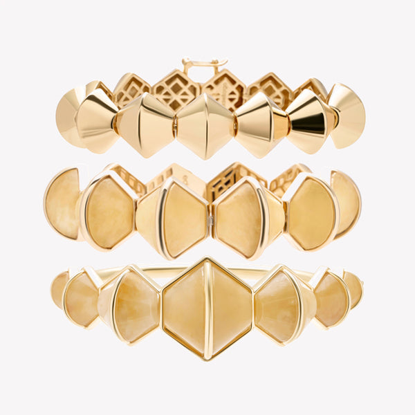 Inlaid Cone Bracelet - Rose Gold– EDDIE BORGO