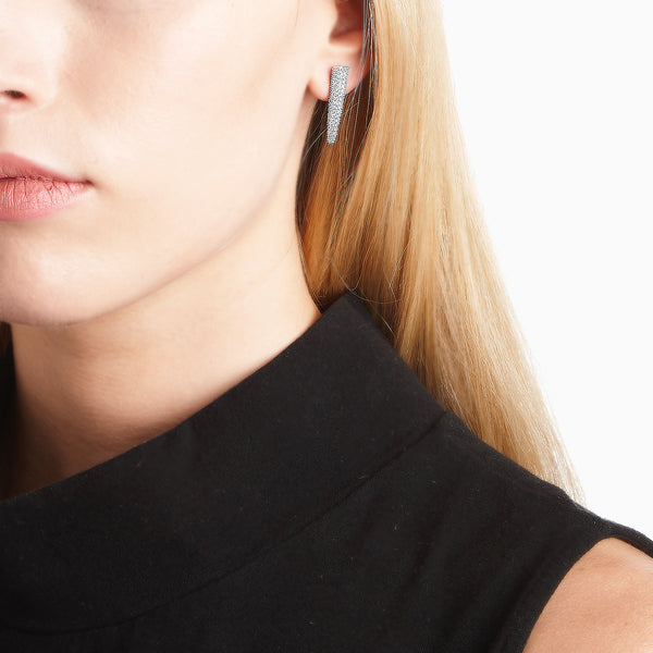 PAVÉ SPIKE STUD EARRINGS