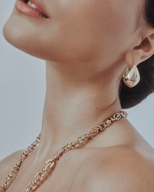 TEARDROP HOOP EARRINGS