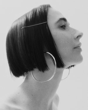 PEAKED HOOP EARRINGS  |  2.75"