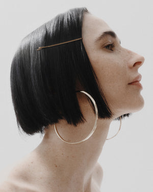 PEAKED HOOP EARRINGS  |  2.75"