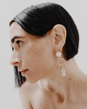 BAGUETTE ESTATE DROP EARRINGS