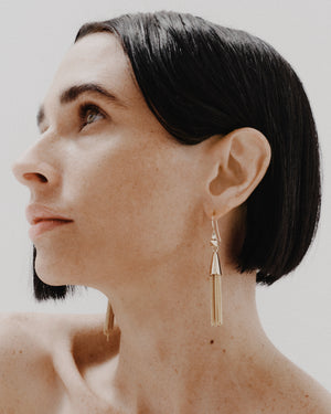 CONE TASSEL EARRINGS