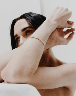 PAVÉ CONE TENNIS BRACELET