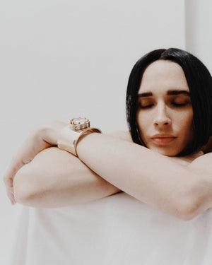 CIRCLE ESTATE CUFF BRACELET