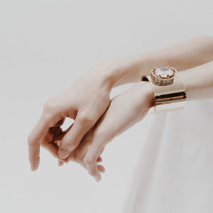 CIRCLE ESTATE CUFF BRACELET