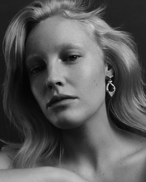 PAVÉ KERCHIEF EARRINGS