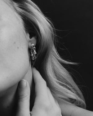 BAMBÙ HOOP EARRINGS | 1"