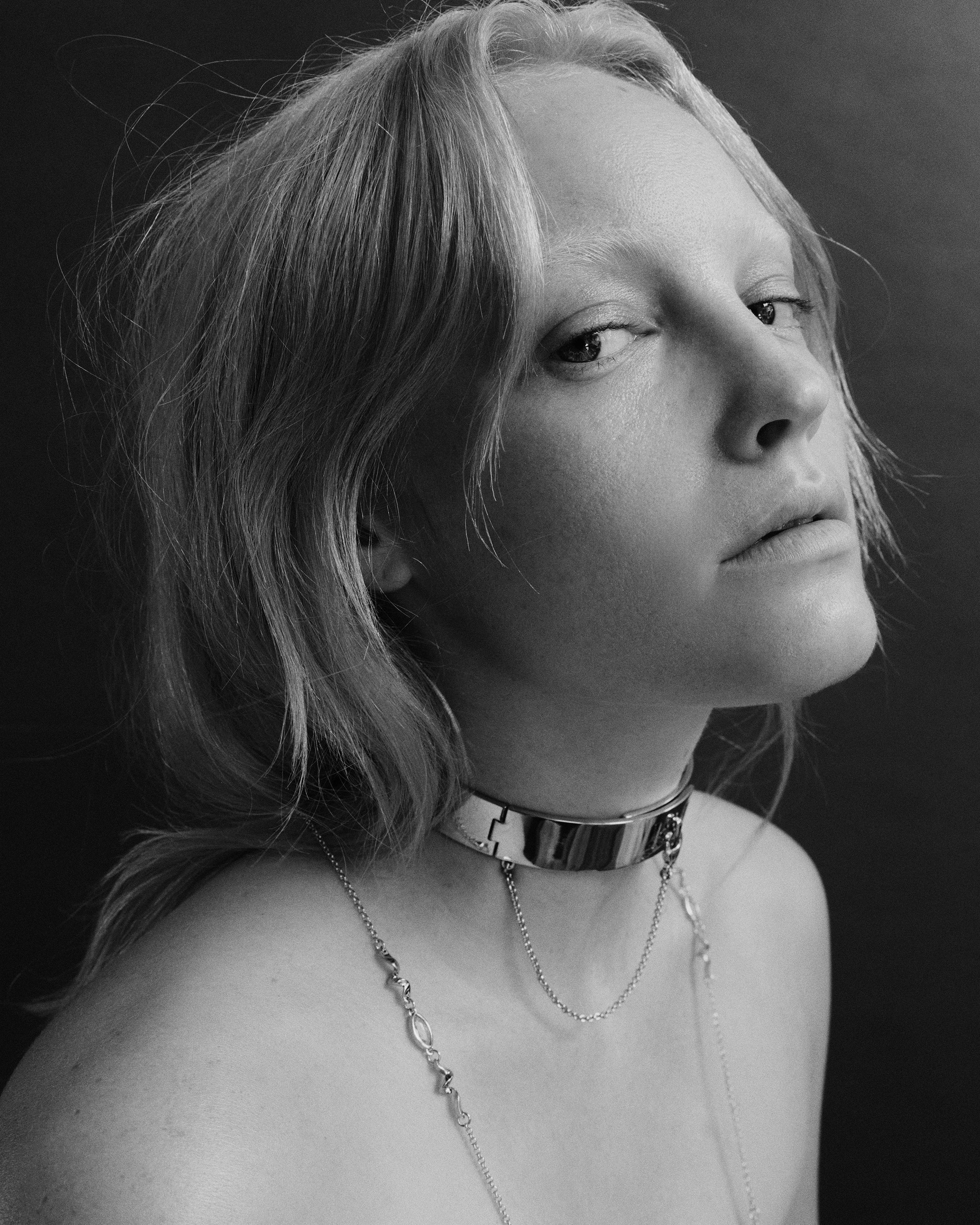 Safety Chain Choker Silver– EDDIE BORGO