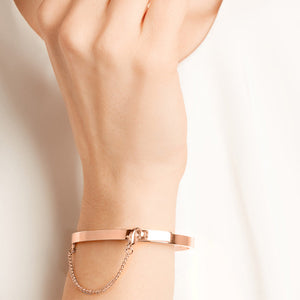 THIN SAFETY CHAIN BRACELET