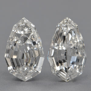 <p>frond hoop earrings - 1.5"</p><span>antique diamonds</span><span>circa 1920</span>