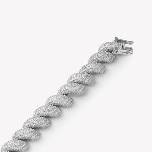 PAVÉ SMALL TORSADE BRACELET
