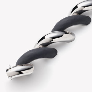 CLOISONNÉ LARGE TORSADE BRACELET