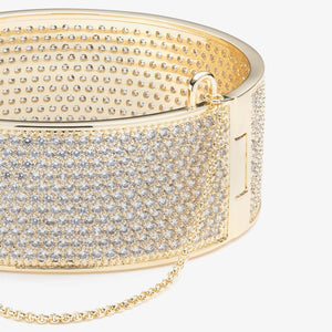 PAVÉ SAFETY CHAIN CUFF