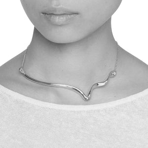 CURLED NECKPIECE