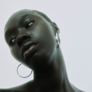 CUBE HOOP EARRINGS | 1.75"