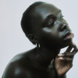 CUBE HOOP EARRINGS  |  1"