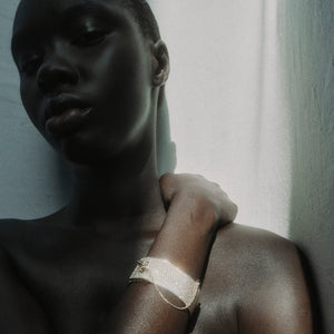 PAVÉ SAFETY CHAIN CUFF