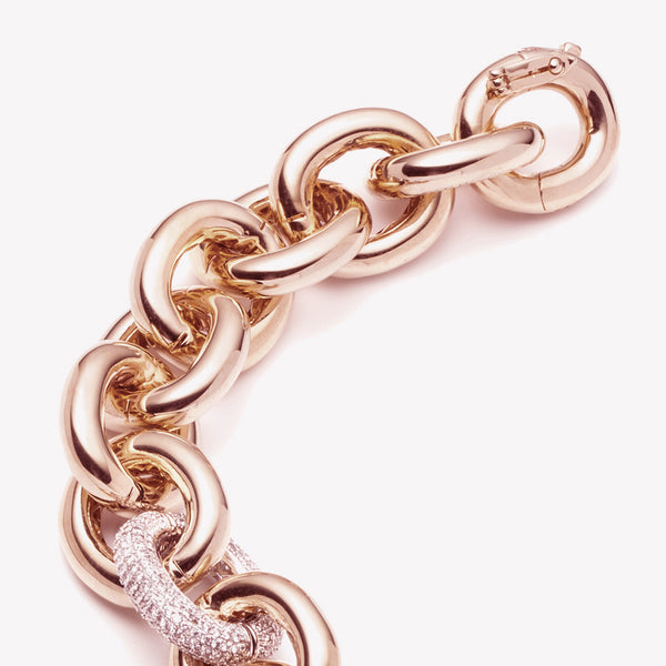 PAVÉ LINK CHAIN BRACELET