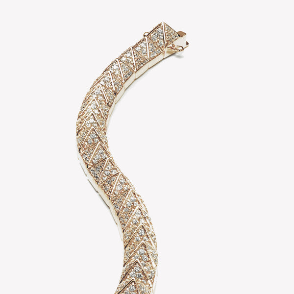 PAVÉ PYRAMID BRACELET