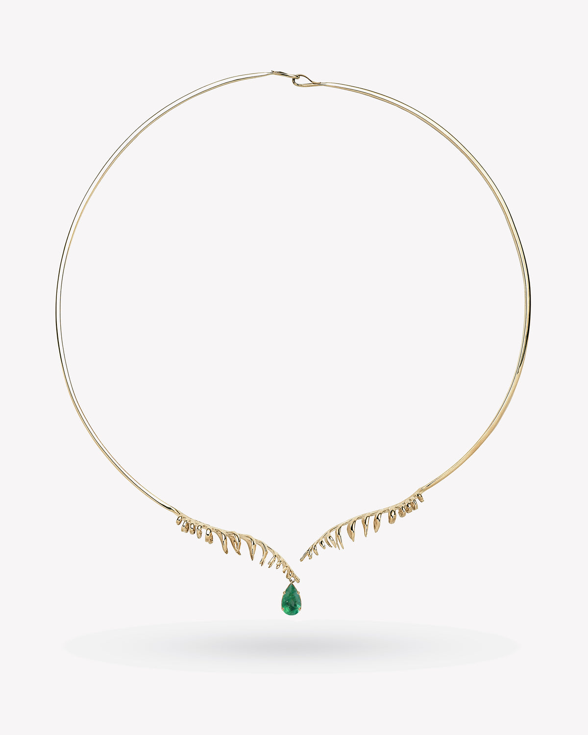 <p>frond collar</p><span>antique emerald</span><span>circa 1930</span>