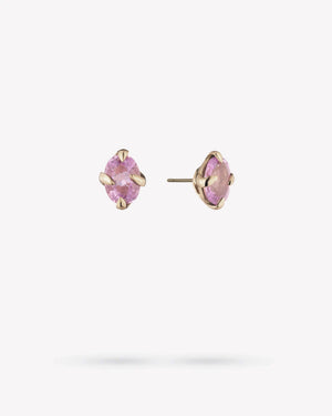 <p>frond stud earrings</p><span>antique sapphires</span><span>circa 1940</span>