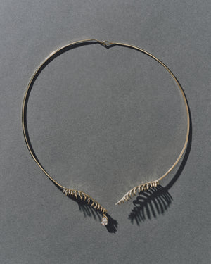 <p>frond collar</p><span>antique diamond</span><span>circa 1930</span>