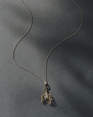 <p>frond pendant</p><span>antique diamond</span><span>circa 1940</span>