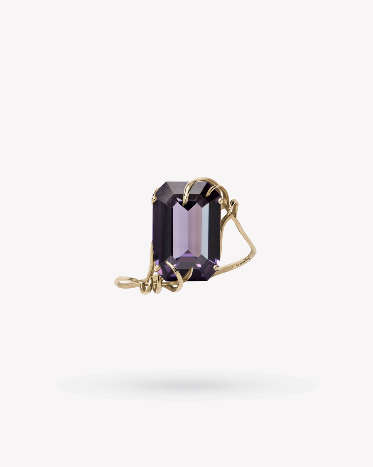 <p>frond ring</p><span>antique spinel</span><span>circa 1940</span>