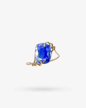 <p>frond ring</p><span>antique sapphire</span><span>circa 1930</span>