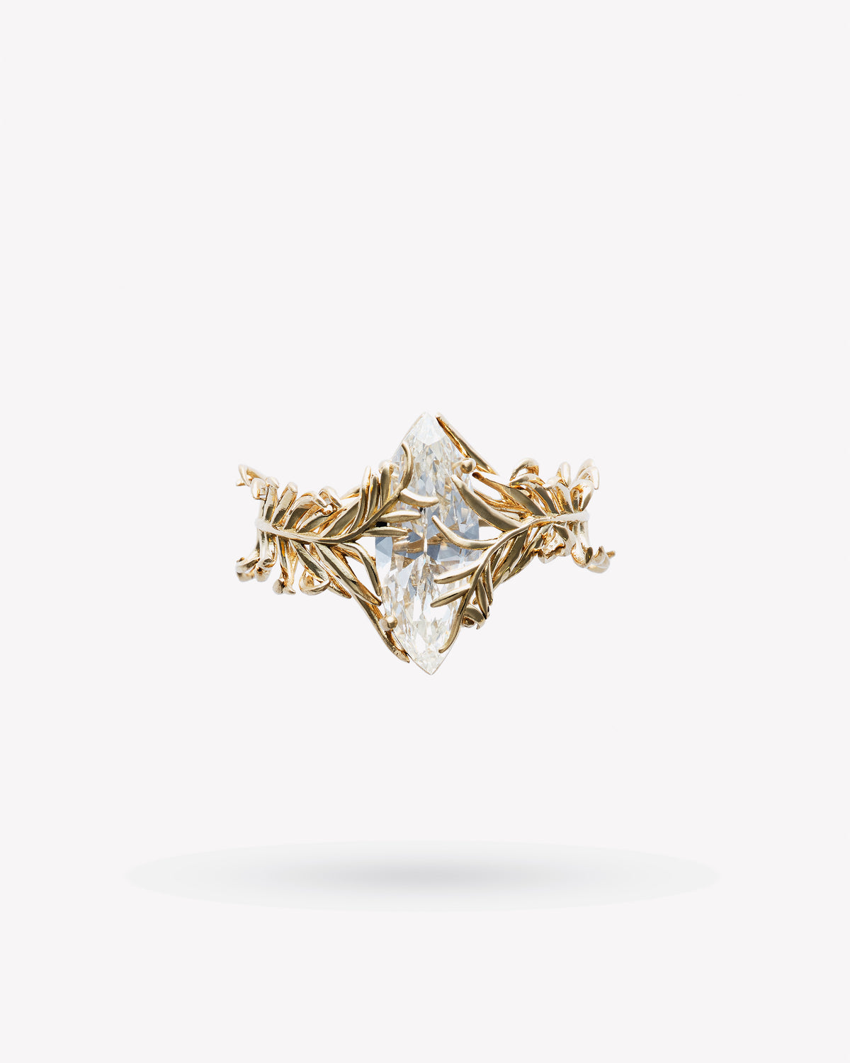<p>full frond ring</p><span>antique diamond</span><span>circa 1930</span>