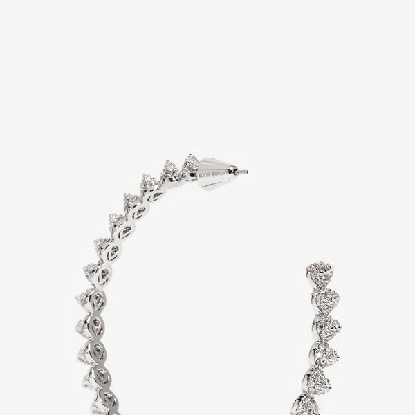 PAVÉ CONE HOOPS  |  2"