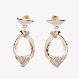 PAVÉ KERCHIEF EARRINGS
