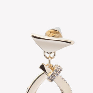 PAVÉ KERCHIEF EARRINGS