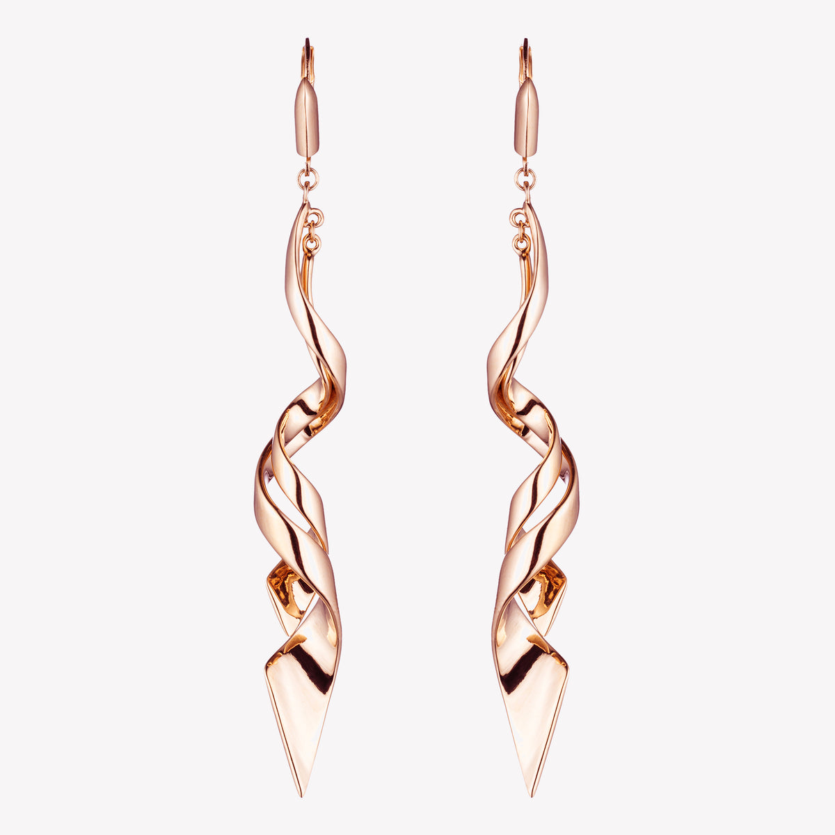 SPIRALED RIBBON EARRINGS