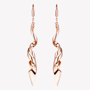 SPIRALED RIBBON EARRINGS