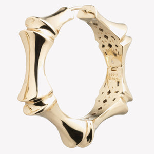 LARGE BAMBÙ HOOP EARRINGS | 1.75"
