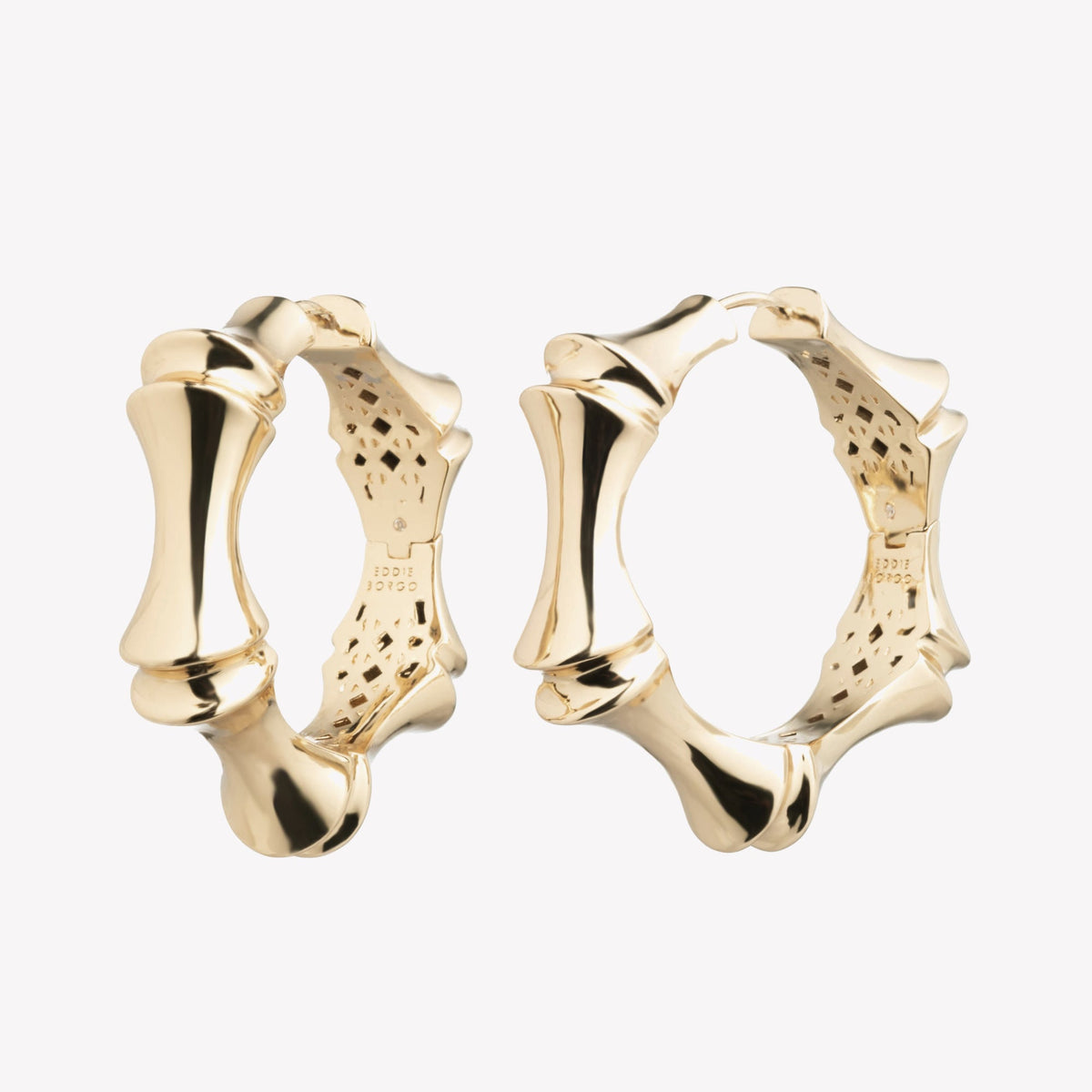 LARGE Bambù HOOP EARRINGS | 1.75"