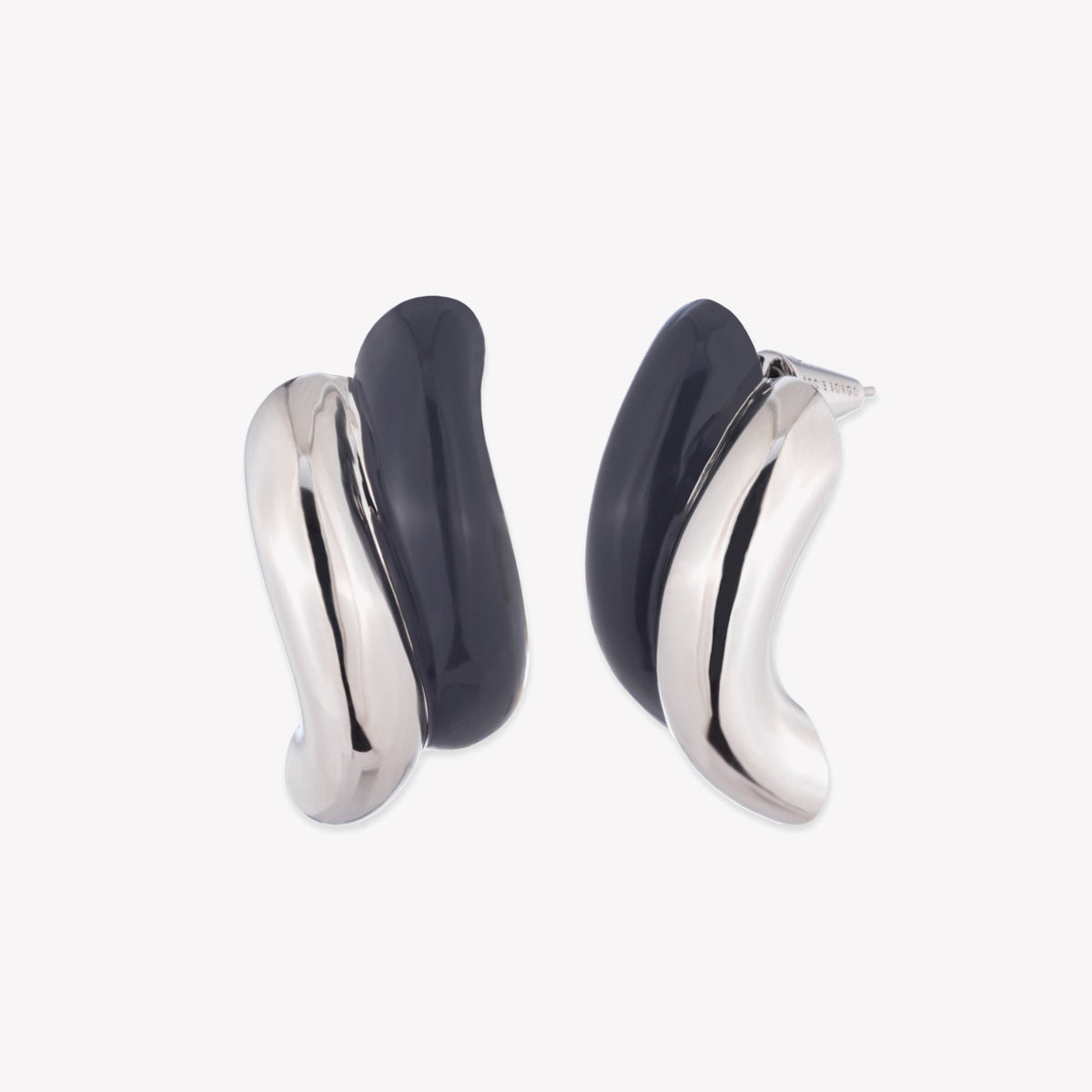 CLOISONNÉ TORSADE STUD EARRINGS