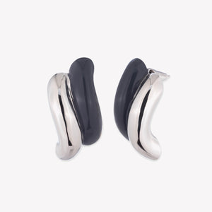 CLOISONNÉ TORSADE STUD EARRINGS