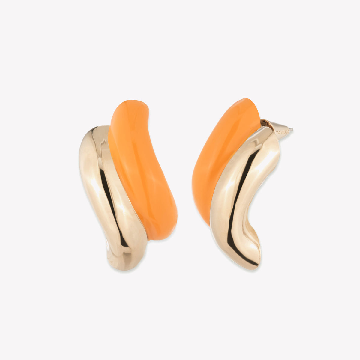 CLOISONNÉ TORSADE STUD EARRINGS