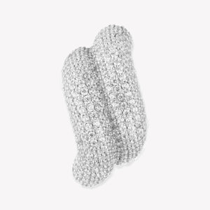 PAVÉ TORSADE STUD EARRINGS