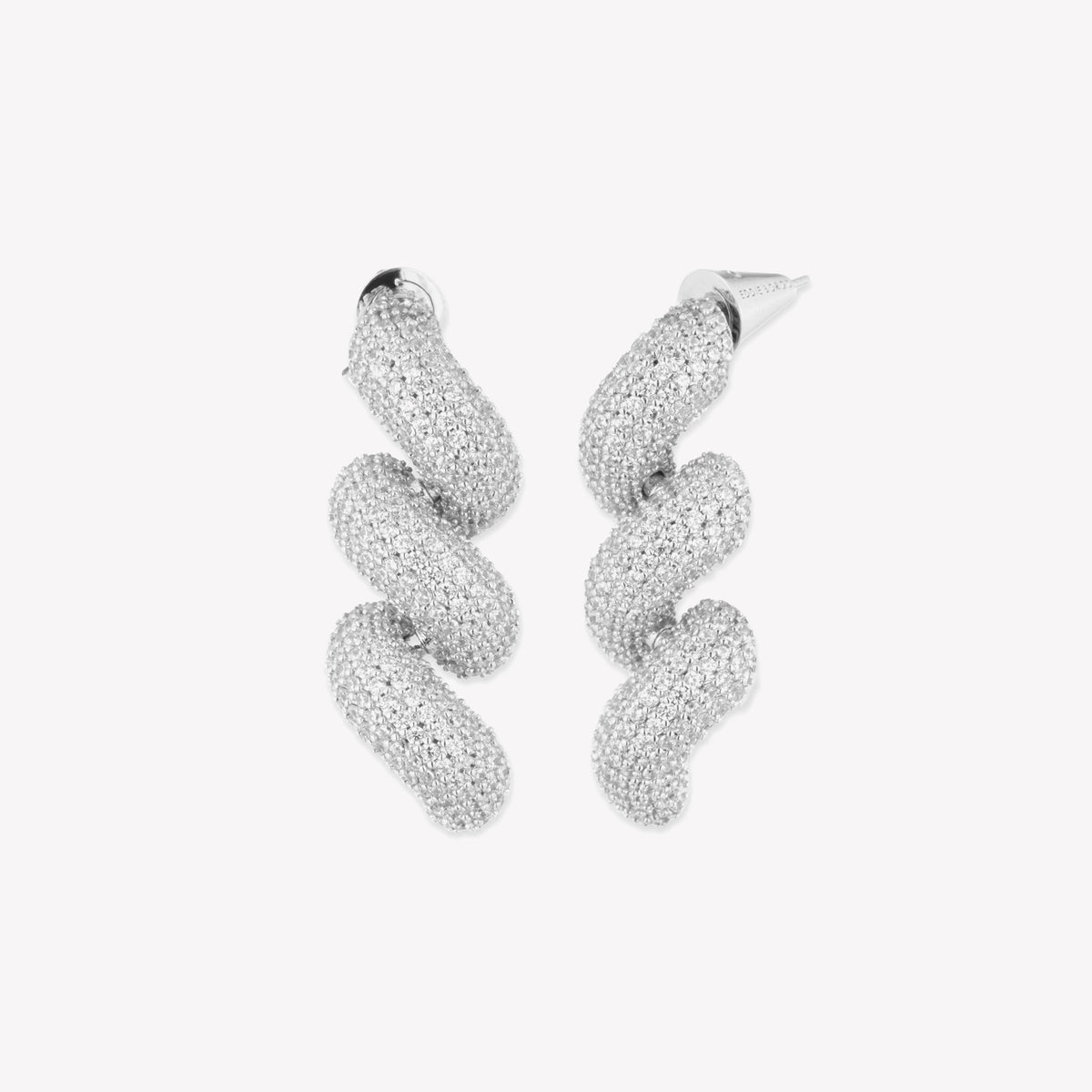 PAVÉ TORSADE DROP EARRINGS