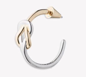 SLIPKNOT HOOP EARRINGS | TWO TONE