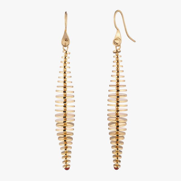 DISCUS DROP EARRINGS