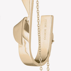 FOLDED HOOP EARRINGS