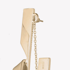 FOLDED HOOP EARRINGS