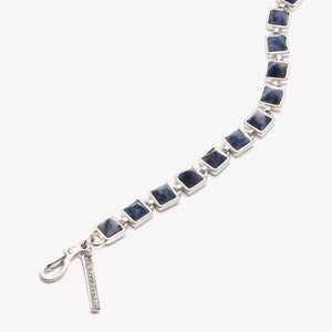 PYRAMID TENNIS BRACELET - LAPIS LAZULI